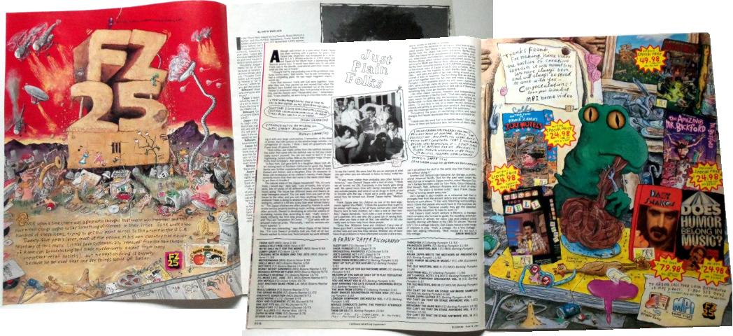 Billboard Magazine FZ25 Special Insert pages